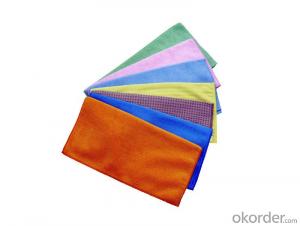 Microfiber towel for cleaning in big discount and various colors