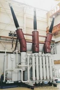 840MVA/550kV three phase water cooling main transformer for the hydro power station