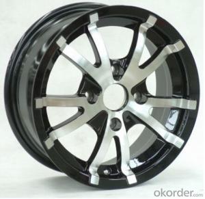 Alloy concave car hub wheels, aluminum auto rim 17 inch 18 inch (ZW-P617)