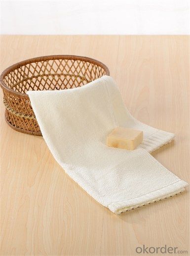 Microfiber towel for household cleaning in snow white