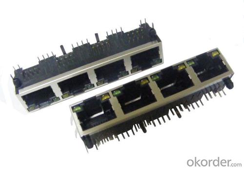 10G Modular Jack Connector -> 10GModular Jack Connector RJ45 System 1