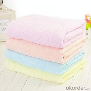 Microfiber towel for household cleaning in pure color