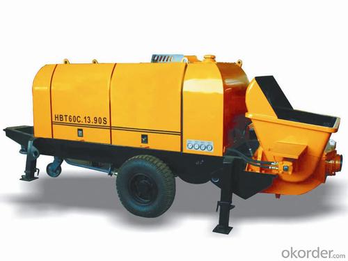 HBT motor S-valve series Concrete Pump Trailer System 1