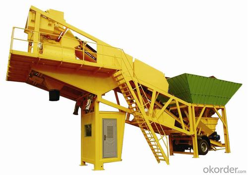 HZN25 Mobile Concrete Batching Plant System 1