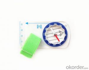 Rugged Mapping Mini-Compass with Different Scale Rulers System 1