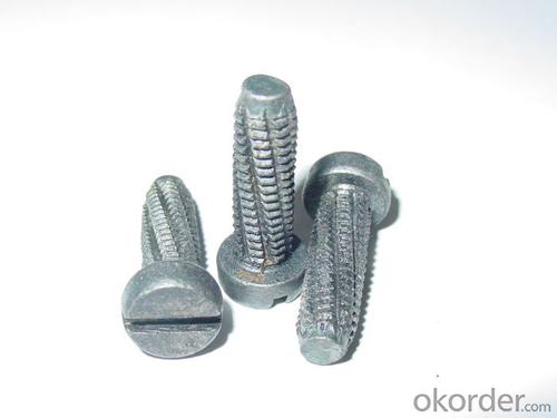 Fasteners: Thread Forming Flat Screws with Different Materials System 1