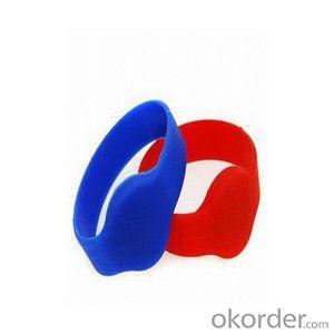 14443A 1k contactless silicone rfid wristband System 1