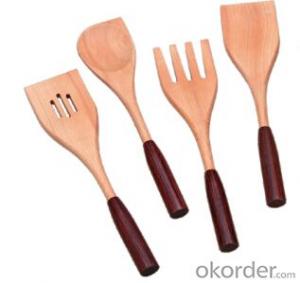 tableware set，F-KU002 beech serving utensils
