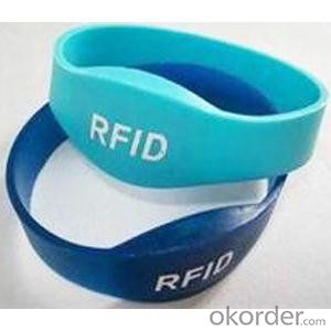 ISO 14443 ISO 15693 ISO silicone rfid wristband tag