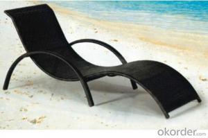 Outdoor Beach Lounger Rattan Beach Chair Chaise