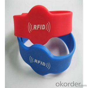 ISO 14443 ISO 15693 ISO silicone rfid wristband tag System 1