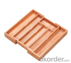 flatware tray，F-TT004 bamboo flatware tray System 1