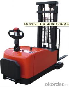 CDD16-970 / 1.6T Electric Pallet Stacker