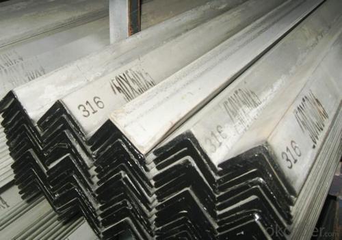 Stainless steel angle; angle steel System 1