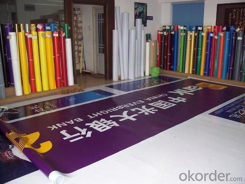 Laminated PVC Flex Banner Frontlit Lona Vinil Para Impresion System 1