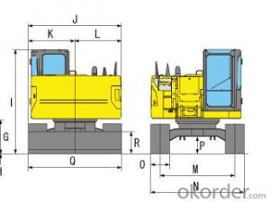 hydraulic   system  Excavator  SH135XU -3B