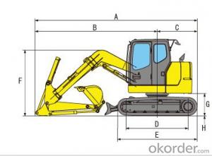 Hydraulic  system  Excavator SH75XU - 3B