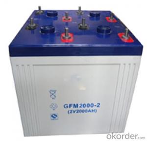 lead acid battery 2v2000ah GFM2000-2