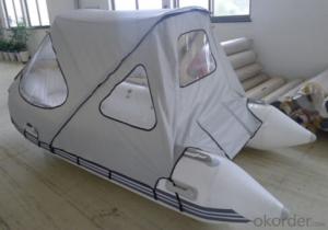 Fiberglass Floor 0.9mm Thickness PVC Inflatable Boat