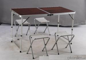 Portable Aluminum Picnic Chair Folding Garden Patio Table