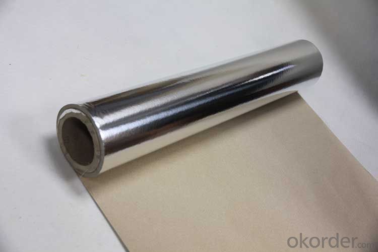 Aluminum Foil Facing Single Side Foil and Paper Foil For Glasswool Insulation