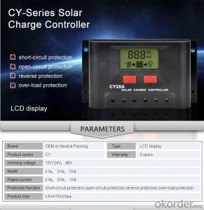 Solar LCD Controller CY20B with the best price