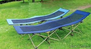 Patio Portable Aluminum  Folding Bed Garden Sleeping and Sitting