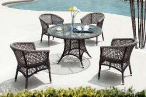 Garden Furniture Metal Garden Chair With Round Table Furniture