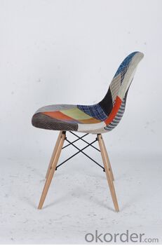 Splicing Fabric Eames Leisure Chair without Arms