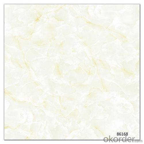 Polished Glazed Porcelain Tile The Yellow Color CMAXSB 6676 System 1