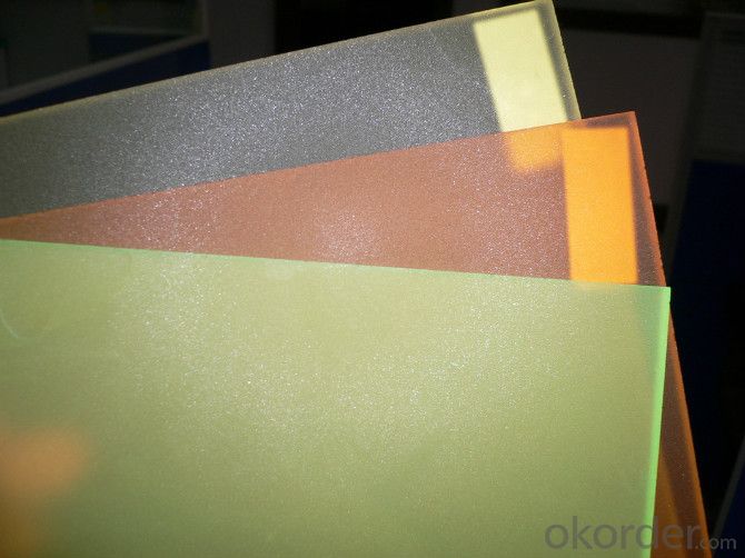 CMAX- COLORED  EMBOSSED CAST ARYLIC SHEET