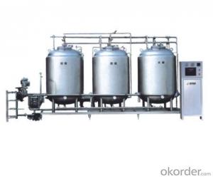 Automatic cip site rinsing system, milk, juice and beverage