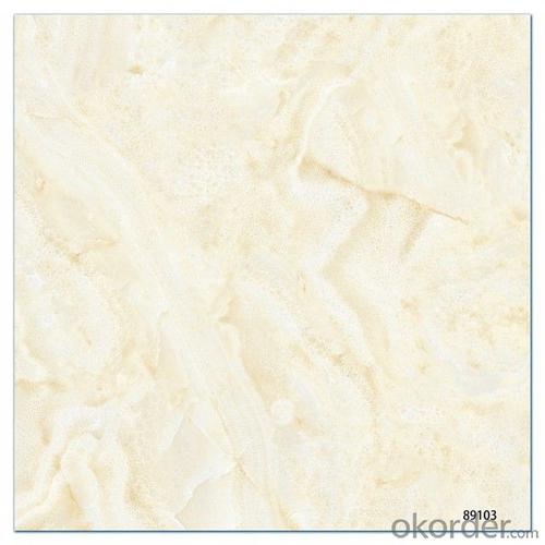 Polished Glazed Porcelain Tile The Yellow Color CMAXSB 66109 System 1