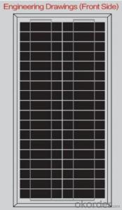 125mm Series CNBM Solar Monocrystalline (20W—25W) System 1