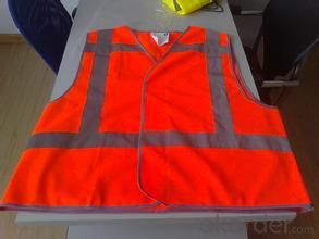 Safty Vest 11 colors 120gsm tricot fabric reflective safety vest for adult and children System 1
