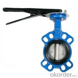 Lever Operated Lug type butterfly valve with NBR