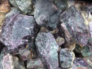Fluorite Powder CaF2(60%--98%) Fluorspar stone Rough Fluorite Calcium Fluorite