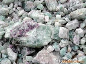 High grade caf2 fluorite with high purity System 1