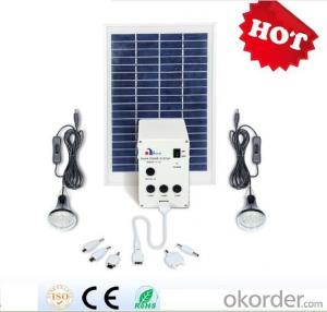 Solar Energy System For Home Use With Solar lamp ,Cell Phone Charger(CE Certificate)