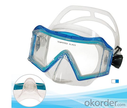 SWIM MASK TEMPERED GLASS FOR DEEP DIVING System 1