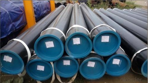 Hot rolled  black seamless steel tube Gr.B System 1