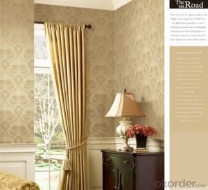 PVC Wallpaper 2014 Latest Deep Embossed Wallpaper for Home Decoration
