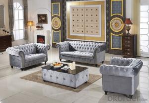 Fabric Chesterfield Sofa, Classical and Vintage Style