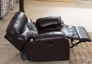 Leather Sofa,Modern Recliner Sofa, Manual Recliner