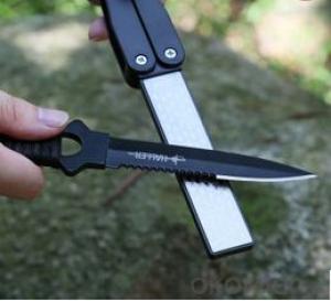 Pocket Knife Sharpener of Mini Size Outdoor Use double sizes