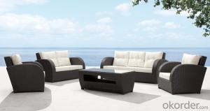 Patio Rattan Sofa for Outdoor use in Garden Wicker