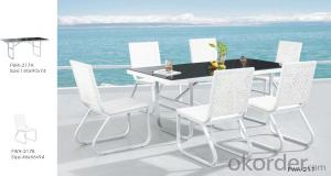 Garden Wicker Sofa Aluminum PE Rattan Outdoor Patio Furniture System 1