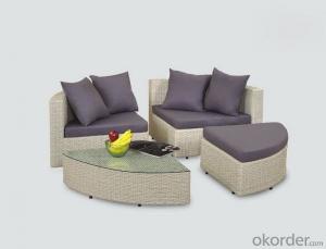 Patio Rattan  Dining  for Wicker Outdoor Chair Garden System 1
