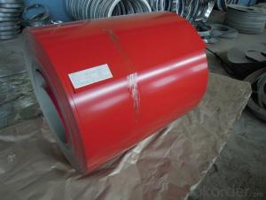 Color coated galvanized rolled steel coils