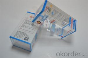 soft crease clear folding pvc plastic box, soft clear folding plastic packaging box made in china